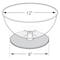 Azar Displays 12" Single Bowl Counter Display 720012 - alternate 4