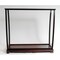 Homeroots 40in Dark Brown Solid Wood Frame Display Stand 364364 - alternate 1