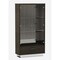Homeroots 41in Silver and Gray Brown Accent Cabinet With One Drawer 366366 - alternate 1