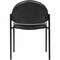 Lorell Vinyl Reception Guest Chair, Black LLR69607 - alternate 2
