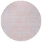 Homeroots 8' Pink And Gray Round Animal Print Washable Indoor Outdoor Area Rug 600698 - alternate 9