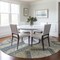 Homeroots 8' Silver Beige And Gold Round Aztec Washable Indoor Outdoor Area Rug  598516 - alternate 8