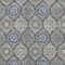 Homeroots 8' X 10' Gray Ivory And Navy Blue Floral Medallion Washable Indoor Outdoor Area Rug 614590 - alternate 8