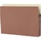 Business Source Expandable File Pocket, Red Fiber, PK25 BSN65793 - alternate 2