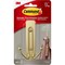 Command Double Hook, 4 lb, 1-Hook, Plastic, Gold, Satin Brass 17036BR-ES - alternate 1