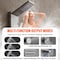 Vevor Shower Panel Tower System 6 Modes Hydroelectricity LED Stainless Steel 8004FL - alternate 6