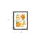 Homeroots Citrus Orange Botanical Black Framed Print Wall Art 529839 - alternate 3
