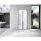 Vdomdoors Steel Door Deux 1744 Natural Oak Stainless Inserts Single Modern Painted-W36xH80-Left-hand Outswing DEUX1744EXD-OAKB-W36xH80-LH-O - alternate 7