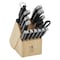 Henckels Statement 15-pc Kitchen Knife Set with Block, Light Brown, Stainless Steel 1013661 - alternate 9