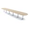 Skutchi Designs 22 Person Conference Table With Power Unit | 22' Racetrack Table | Harmony Series HAR-RAC-48X264-T-K525-ESIL - alternate 1