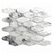 Apollo Tile Verre 10.63 in. x 11.7 in. Matte White Glass Mosaic Wall and Floor Tile 8.6 sq ft/case - 10 pack SEA88EL08WTA - alternate 4