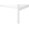 Homeroots 48" White Metal and Wood Four Tier Etagere Bookcase 489799 - alternate 8