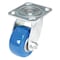 Vestil Polyurethane Precision Ball Bearing Swivel Caster 4 In. x 2 In. 551 lb Blue/Gray CST-PB-4X2PUA-S - alternate 1