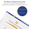 Avery Dennison 2.5 x 8.5" White Tent Card, Pk100 5305 - alternate 12