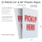 Signmission Pickup Here, Plastic Signs Only 24 Inch x 36 Inch, Corrugated Plastic, 2PK CSB-2436-2PACK-Pickup Here - alternate 2