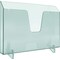 Acrimet Pocket File Holder Horizontal Brochure Display (Wall or Countertop, Letter, Clear Green) 862.3 - alternate 1