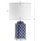 Jonathan Y Clarke 23" Chinoiserie LED Table Lamp, Blue/White JYL3011A - alternate 7