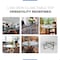 Fab Glass And Mirror 36in Round Ultra Clear Glass Table Top, Pencil Edge, Low Iron Extra Clear Tempered Glass 1/2 LI-36RT12THPE - alternate 5