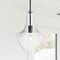 Jonathan Y Watts 10.5" 1-Light Mid-Century Modern Iron/Glass LED Pendant, Oil Rubbed Bronze/Clear JYL6400B - alternate 12