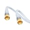 Maximm RG6 Coaxial Cable, White, 3 Foot) RG6-3FTSTRAIGHTWhite - alternate 4