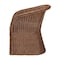 Bali & Pari Memphis Bohemian Peanut Brown Braided Rattan Arm Chair 255-14075-ZORO - alternate 7