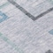Homeroots 8' Gray Charcoal And Blue Round Geometric Washable Indoor Outdoor Area Rug 588340 - alternate 8