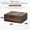 Vintiquewise Wooden Vintage Luggage Trunks - Antique Carry on Suitcase Storage Box with Hinged Lids, Large QI003013.L - alternate 6
