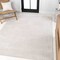 Jonathan Y Ariana MidCentury Art Deco Striped Arches Two-Tone High-Low White/Cream 3 ft. x 5 ft. Area Rug SND100B-3 - alternate 6