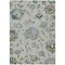 Homeroots 5' X 8' Taupe Navy Blue And Denim Blue Floral Washable Indoor Outdoor Area Rug 589507 - alternate 7