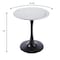 Leisuremod Bristol Round MDF Dining Table - Pedestal Base Kitchen Table, Modern Style BTBL-B35MWT - alternate 8