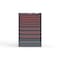 Strong Hold 9 drawer cabinet - (5x 2ft, 3x 4ft, 1x 7ft) - Red accents - Electronic Lock S3044-PPRAS-0902DS - alternate 1