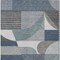 Homeroots 10' X 14' Gray Blue And Ivory Geometric Washable Indoor Outdoor Area Rug 616729 - alternate 8