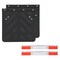Mytee Products Mud Flap & Hanger Kit 2PK 24inx24in Mud Flaps & 2PK 24inx3in Hanger Plates w/Tape, 2PK MUDFLAP-24-SS-KIT - alternate 7