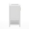 Flash Furniture Vega 24in. Vanity w/Sink, Soft Close Doors & Open Shelf, Carrara Marble, Gold Hardware, White/White FS-VEGA24-WH-HDGLD-GG - alternate 7
