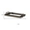 Homeroots Set of Two Pewter Aluminum And Mirrored Glass Handmade Serving Trays 625662 - alternate 12