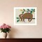 Homeroots Hanging Sloth II 2 White Framed Print Wall Art 415218 - alternate 4