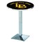 Holland Bar Stool Co 42" Chrome Long Beach State University Pub Table, 36" dia. Top L217C4236LBStUn - alternate 1
