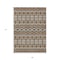 Homeroots 9' X 12' Taupe Brown And Ivory Moroccan Washable Indoor Outdoor Area Rug 594356 - alternate 9