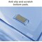 Acrimet Facility 3 Tier Letter Tray Front Load Size Desktop File Organizer Plastic Clear Blue 265.2 - alternate 3