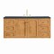 James Martin Vanities Laurent 60 in. Single Vanity, Light Natural Oak, w/ 3 CM Charcoal Soapstone Quartz Top 545-V60S-LNO-3CSP - alternate 6