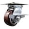 Service Caster 4 Inch Heavy Duty Polyurethane Caster with Roller Bearing and Brake SCC SCC-35S420-PPUR-SLB - alternate 1