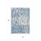 Homeroots 10' X 14' Denim Blue And Ivory Abstract Washable Indoor Outdoor Area Rug 612652 - alternate 7