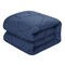 Homeroots Navy Blue Queen Polyester 180 Thread Count Washable Down Comforter Set 528986 - alternate 8