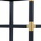 Homeroots 77" Black Metal and Glass Four Tier Etagere Bookcase 286634 - alternate 5