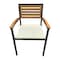 Panama Jack Outdoor Panama Jack Boca Grande Stackable Dining Armchairs Set of 2 PJO-3201-GRY-AC-CUSH-SET2 - alternate 1