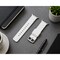 Elegani Replacement Rubber Watch Replacement Band Compatible with Apple Watch 40mm, White, Silver Buckle OMGSWT-WHT-40 - alternate 3