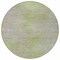 Homeroots 8' Sage And Artichoke Green Round Abstract Washable Indoor Outdoor Area Rug 587226 - alternate 5