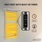 Anzzi Eve 8-Bar Wall Mounted Electric Towel Warmer Rack in Polished Chrome TW-AZ012CH - alternate 5