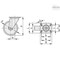 Elesa 450571 Monolithic castor wheels steel bracket Technopolymerng plate bracket 450571 - alternate 3