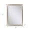 Homeroots 41" Gold Accent Mirror 632780 - alternate 3